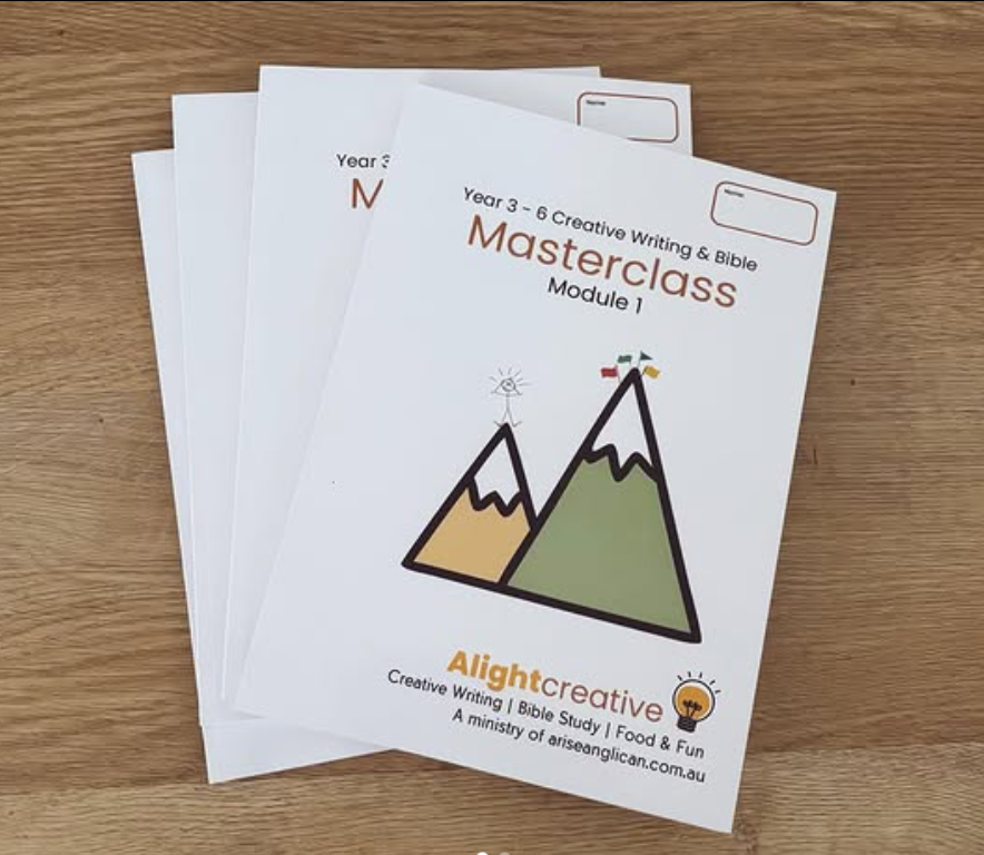 The Alight Creative Masterclass workbooks — Year 3–6 Creative Writing & Bible, Module 1